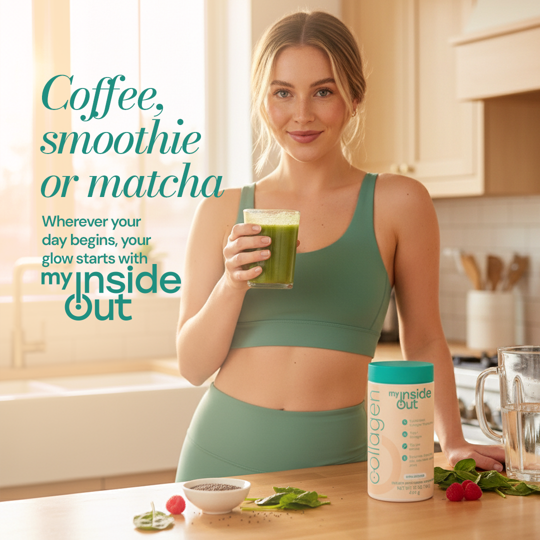 myInsideOut Collagen Peptides – Grass-Fed Type I, Unflavored, 16oz (1lb)